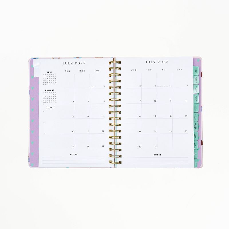 slide 6 of 10, Be Rooted Be Rooted 7"x9" Academic Planner 2025 - 26 All Over Print Purple, 1 ct