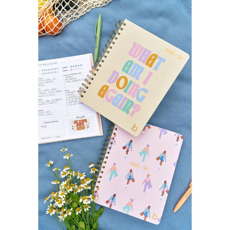 slide 9 of 10, Be Rooted Be Rooted 7"x9" Academic Planner 2025 - 26 All Over Print Purple, 1 ct