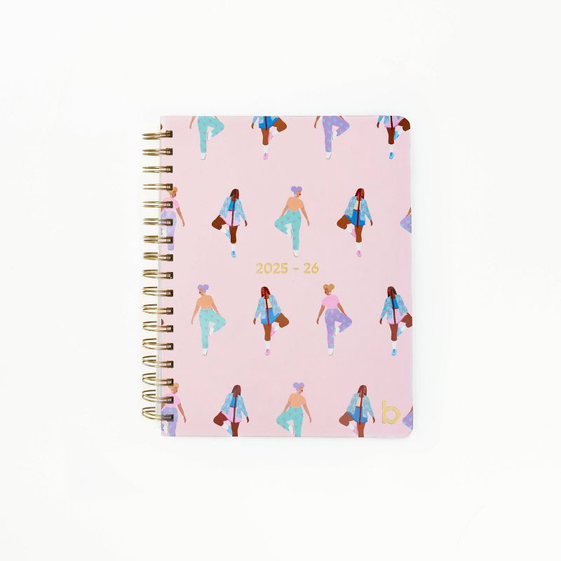 slide 1 of 10, Be Rooted Be Rooted 7"x9" Academic Planner 2025 - 26 All Over Print Purple, 1 ct