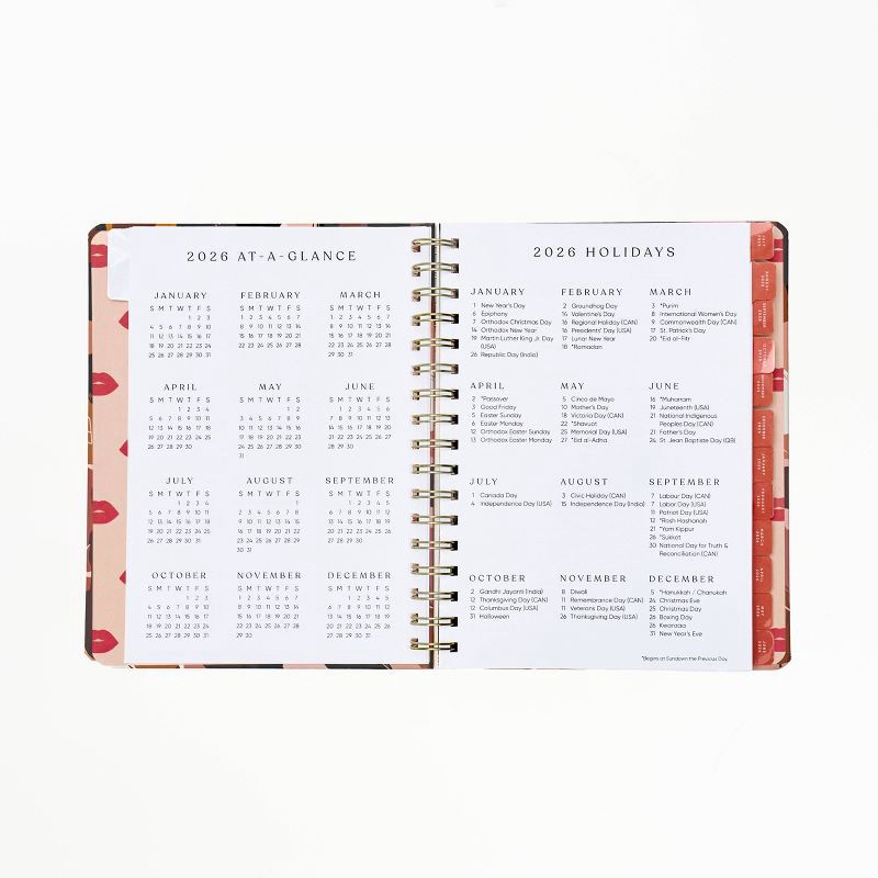 slide 4 of 12, Be Rooted Be Rooted 7"x9" Academic Planner 2025 - 26 All Over Print Brown, 1 ct