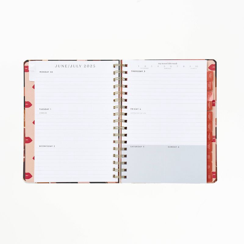 slide 7 of 12, Be Rooted Be Rooted 7"x9" Academic Planner 2025 - 26 All Over Print Brown, 1 ct