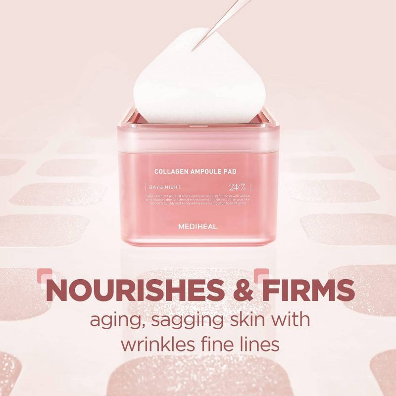 slide 3 of 11, MEDIHEAL Collagen Ampoule Toner Pads - 100ct, 100 ct