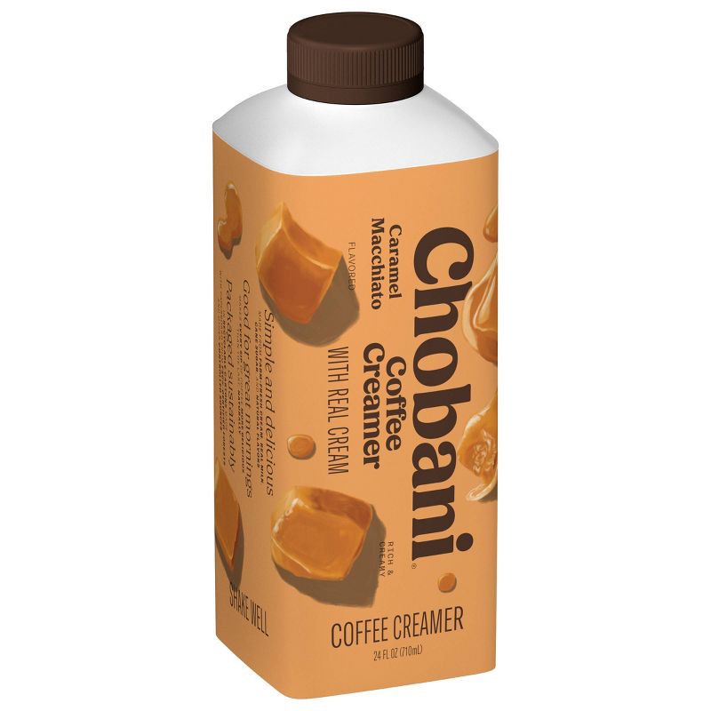 slide 4 of 9, Chobani Caramel Macchiato Dairy Creamer - 24 fl oz, 24 fl oz