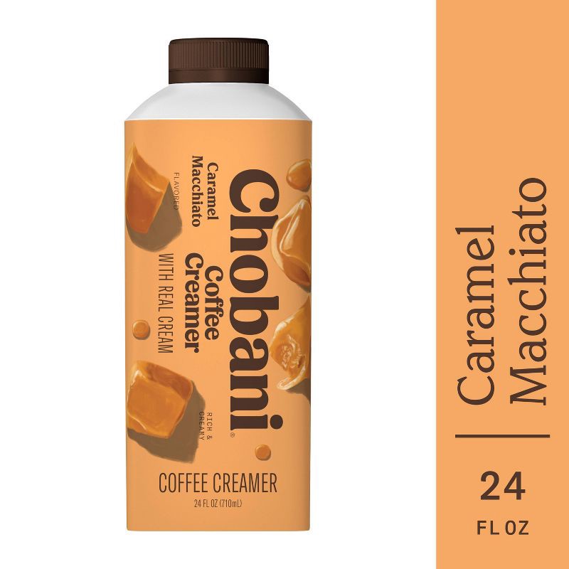 slide 7 of 9, Chobani Caramel Macchiato Dairy Creamer - 24 fl oz, 24 fl oz