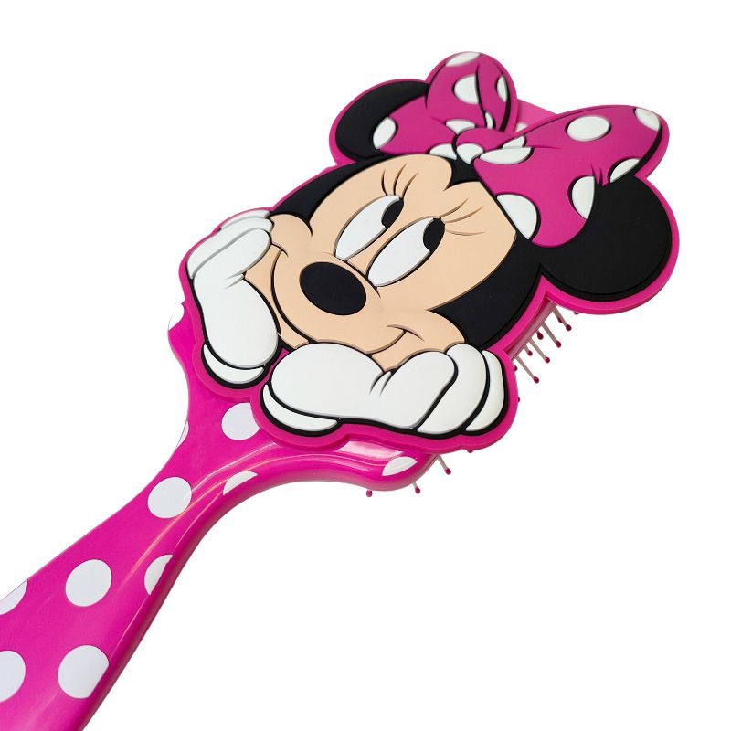 slide 4 of 4, Disney Minnie Mouse Detangle Hair Brush, 1 ct