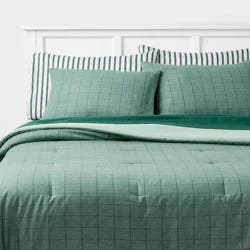 5pc Twin Comforter and Sheet Set Emerald Green - Room Essentials™
