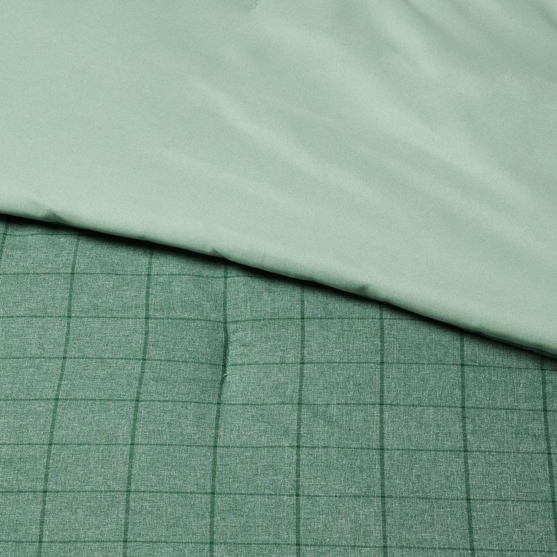 slide 4 of 7, 7pc Queen Comforter and Sheet Set Emerald Green - Room Essentials™, 7 ct