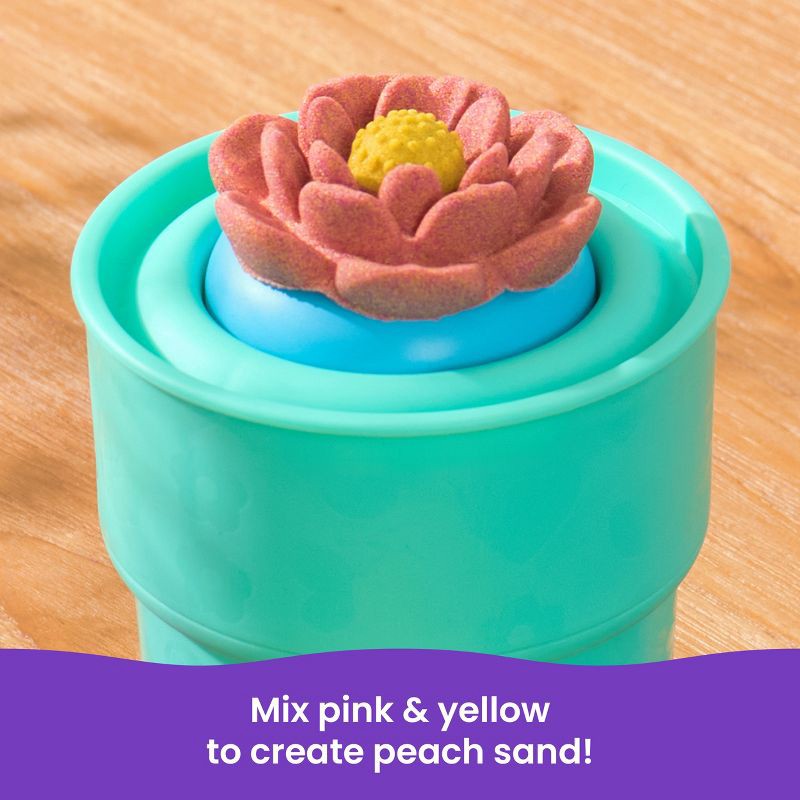 slide 4 of 9, Kinetic Sand Squish Blossom Art, 1 ct