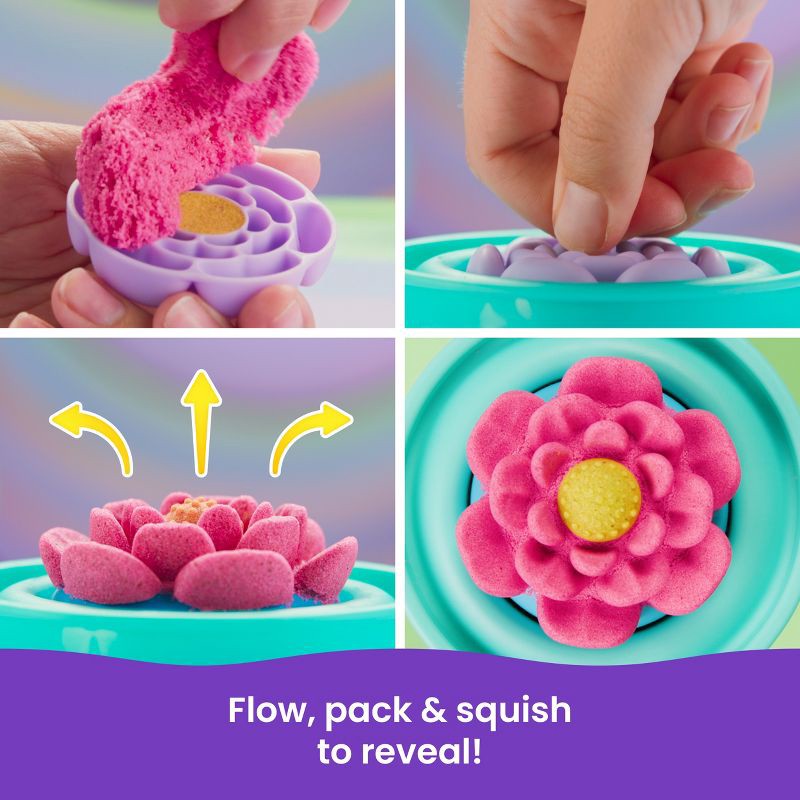 slide 5 of 9, Kinetic Sand Squish Blossom Art, 1 ct