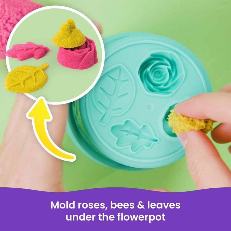 slide 6 of 9, Kinetic Sand Squish Blossom Art, 1 ct