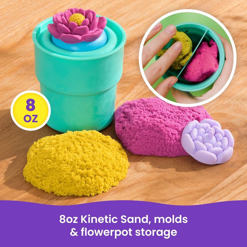 slide 8 of 9, Kinetic Sand Squish Blossom Art, 1 ct