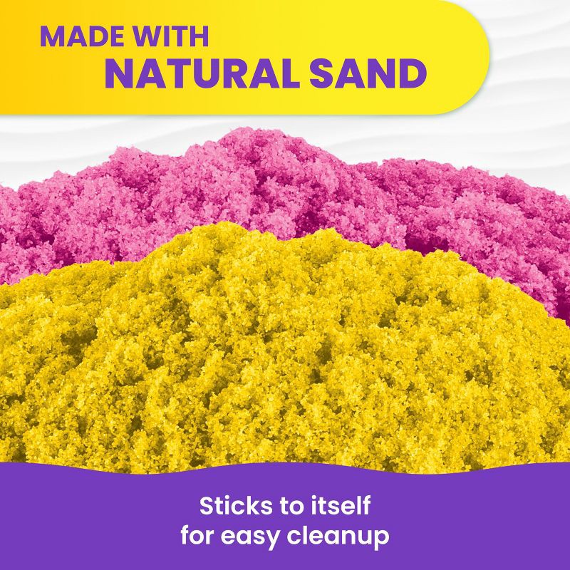 slide 9 of 9, Kinetic Sand Squish Blossom Art, 1 ct