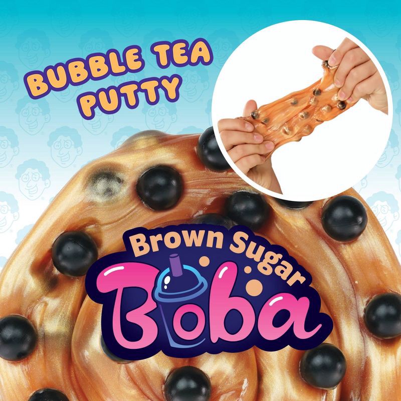 slide 5 of 5, Crazy Aaron's Boba Tea 3.5" Thinking Putty Tin: Educational Sensory Toy, Fidget for Gross Motor Skills, 1 ct