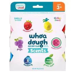 Chuckle & Roar Whoa Dough Scents - Air Dry Clay: Fine Motor Skills, 6 Pieces, 120g Modeling Dough