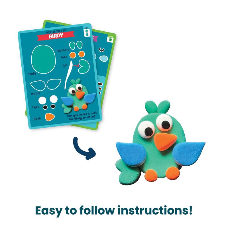 slide 3 of 7, Chuckle & Roar Whoa Dough Character Creator Air Dry Clay - 12pc, 12 ct