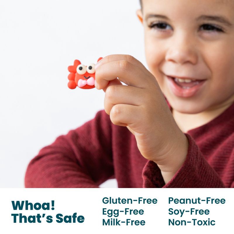 slide 5 of 7, Chuckle & Roar Whoa Dough Character Creator Air Dry Clay - 12pc, 12 ct
