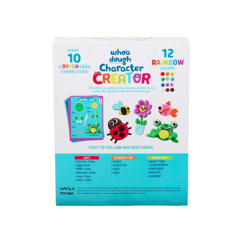 slide 7 of 7, Chuckle & Roar Whoa Dough Character Creator Air Dry Clay - 12pc, 12 ct