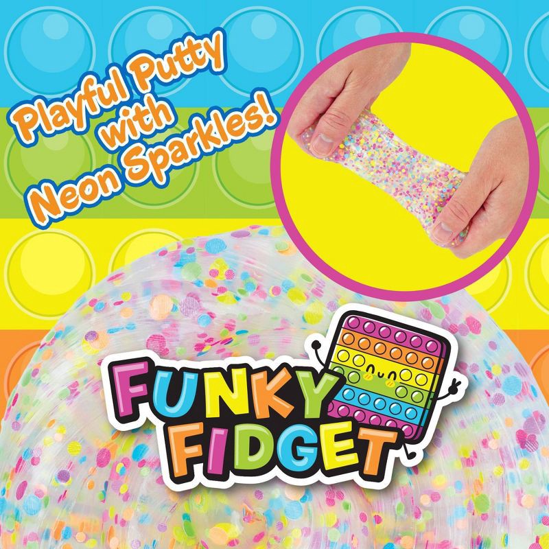 slide 5 of 5, Crazy Aaron's Funky Fidget 3.5" Thinking Putty Tin: Sensory Development, Gross Motor Skills, 1.58oz, 1.58 oz