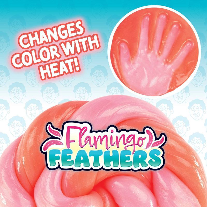 slide 5 of 5, Crazy Aaron's Flamingo Feathers 3.5" Thinking Putty Tin, 1 ct