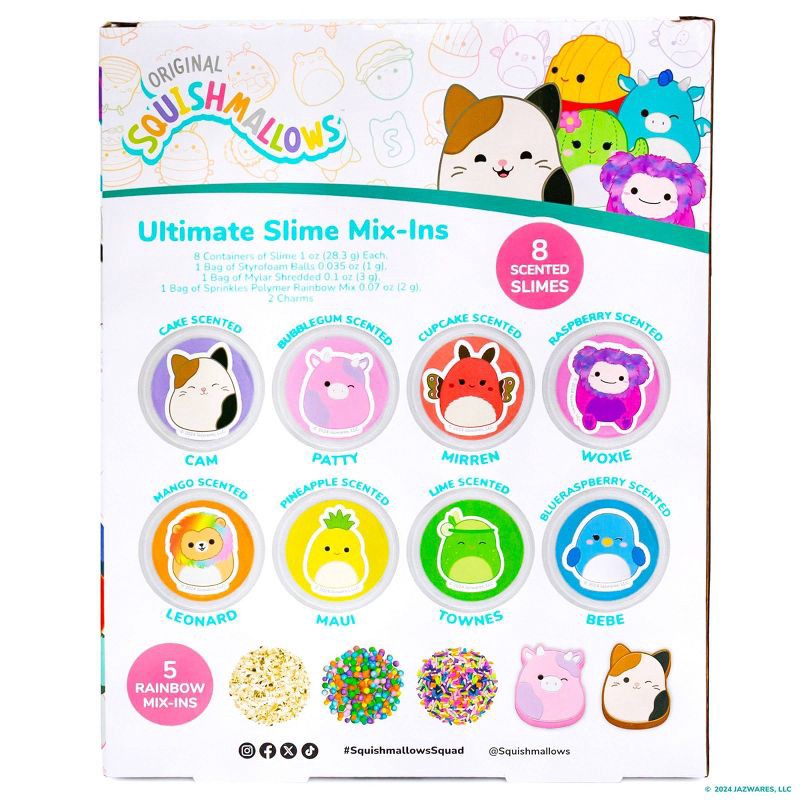 slide 5 of 5, Squishmallows Squishmallow 13pc Ultimate Slime Mix in Set: Sensory Development Toy & Educational Slimes Suitable for Kids, 13 ct
