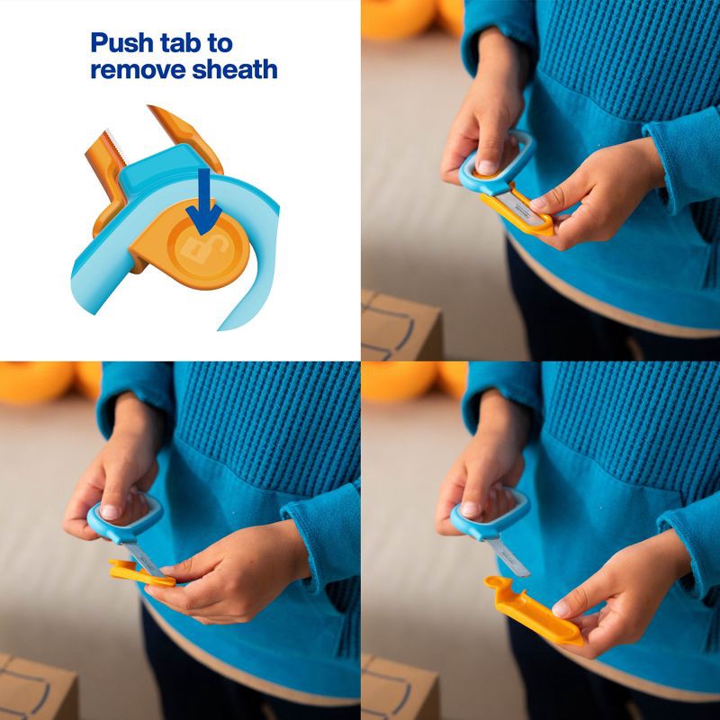 slide 7 of 11, Fiskars Kids Cardboard Creator Cutting Tool, 1 ct