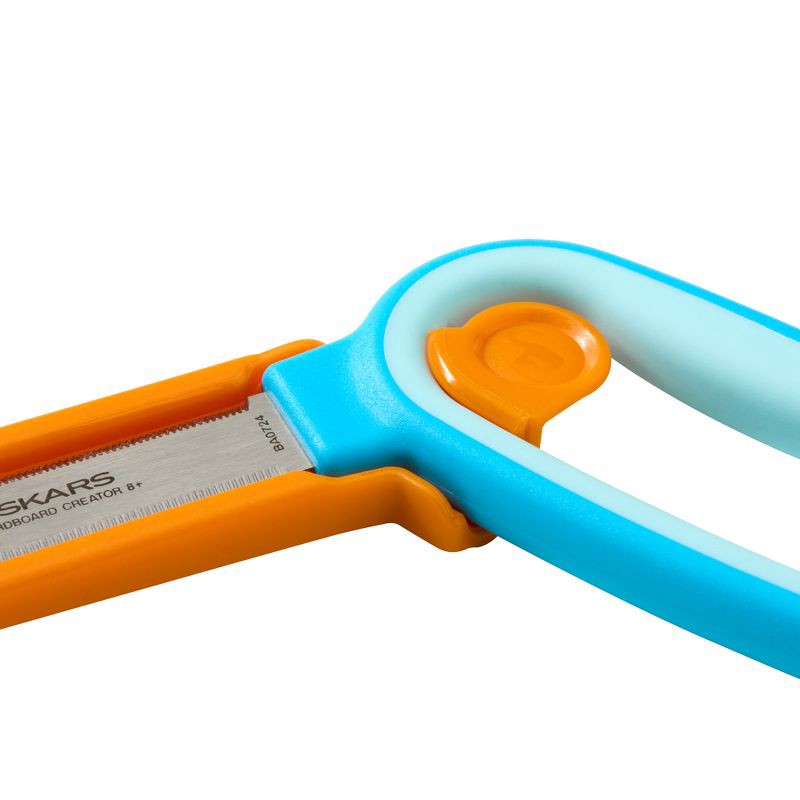 slide 9 of 11, Fiskars Kids Cardboard Creator Cutting Tool, 1 ct