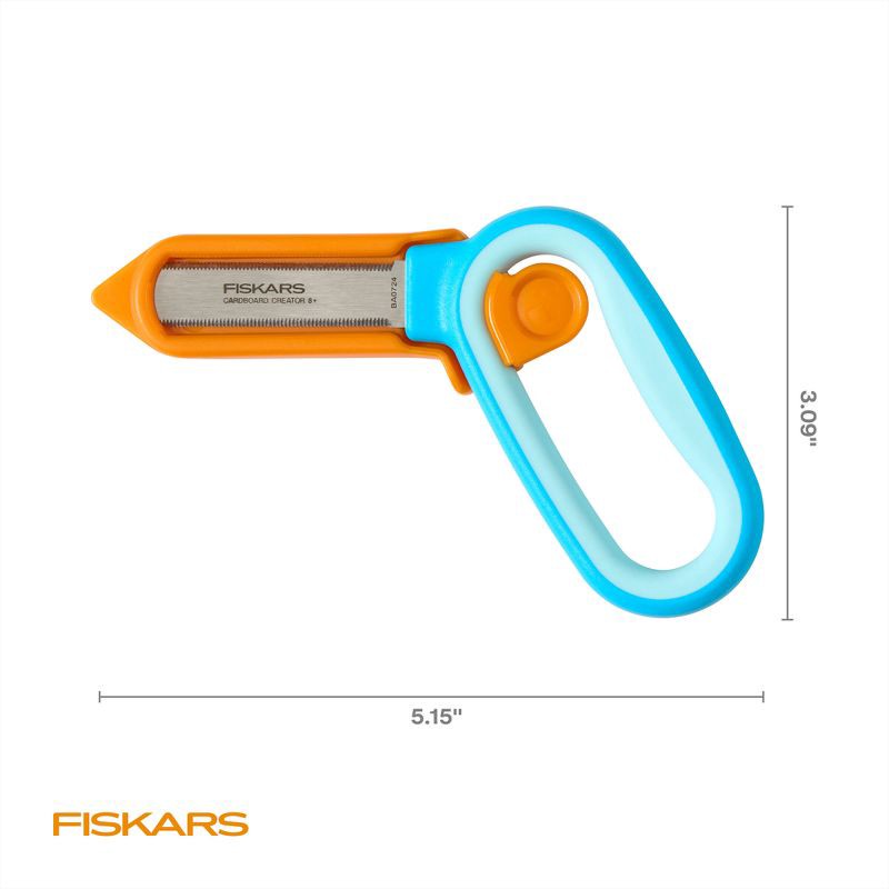 slide 11 of 11, Fiskars Kids Cardboard Creator Cutting Tool, 1 ct