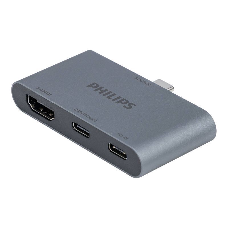 slide 1 of 5, Philips USB-C & HDMI Hub with Power Delivery, 1 ct