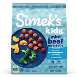 Simek's Mini Beef Meatballs - Frozen - 12oz