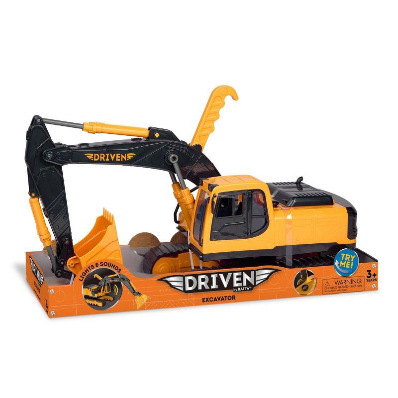 slide 9 of 9, DRIVEN by Battat Midrange Excavator, 1 ct