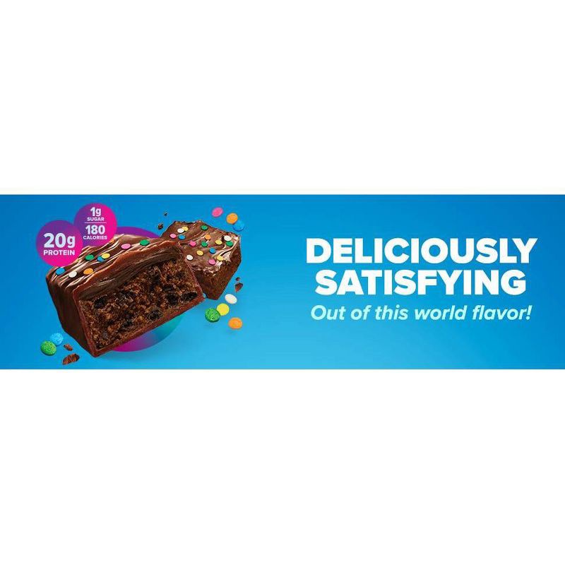 slide 7 of 9, Pure Protein 20g Protein Bar - Galactic Brownie - 12ct, 20 gram, 12 ct