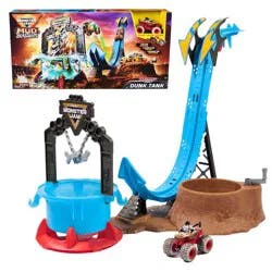 Monster Jam Mud Blasters Monster Mutt Dalmatian Dunk Tank Playset