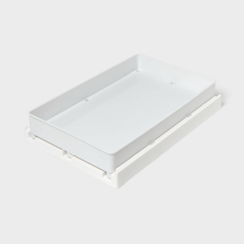 slide 1 of 4, Medium Gliding Tray Clear - Brightroom™, 1 ct