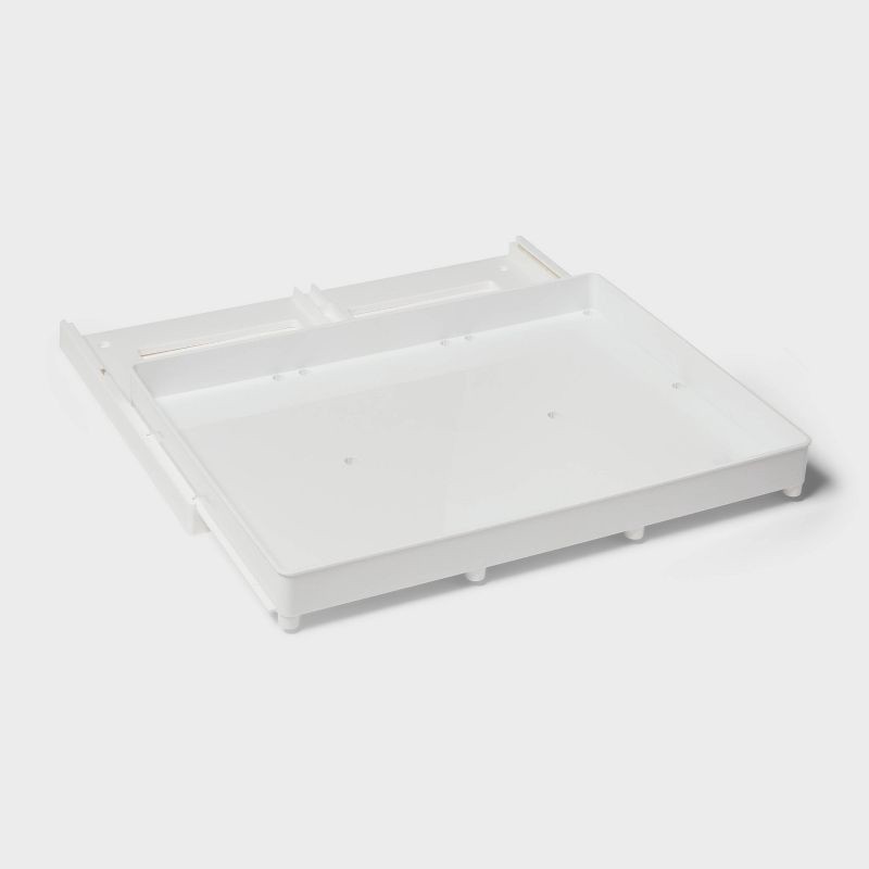 slide 2 of 3, Large Gliding Tray Clear - Brightroom™, 1 ct