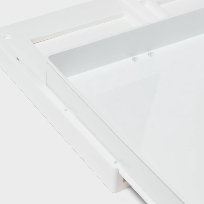slide 3 of 3, Large Gliding Tray Clear - Brightroom™, 1 ct