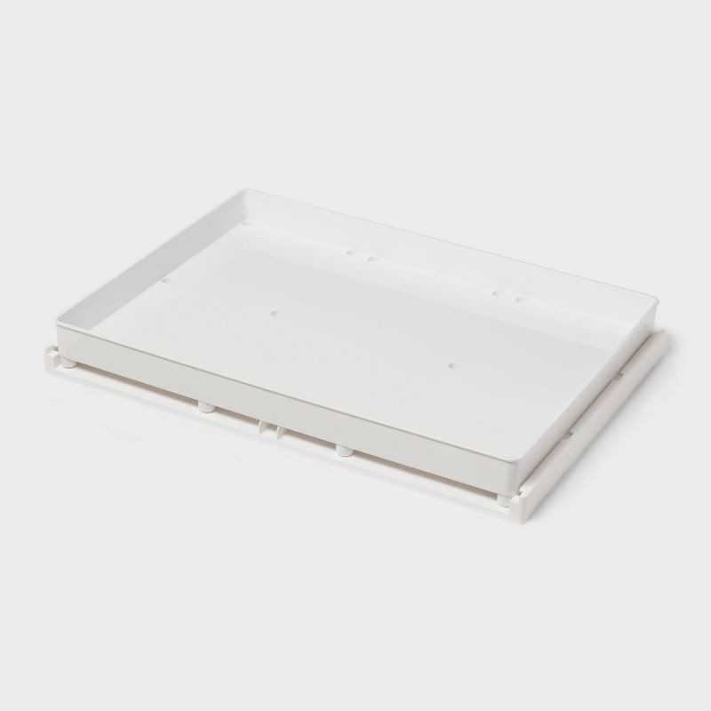 slide 1 of 3, Large Gliding Tray Clear - Brightroom™, 1 ct