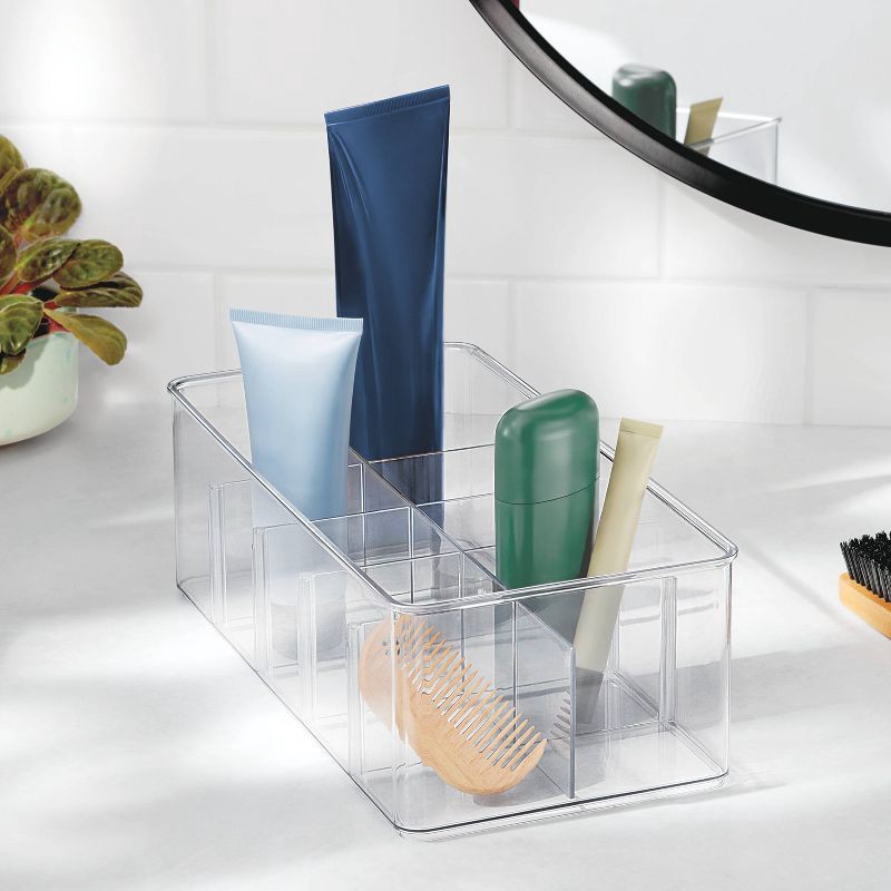 slide 2 of 4, 12"x6"x4" Bin Organizer Clear - Brightroom™, 1 ct