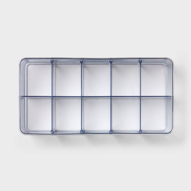 slide 3 of 4, 12"x6"x4" Bin Organizer Clear - Brightroom™, 1 ct