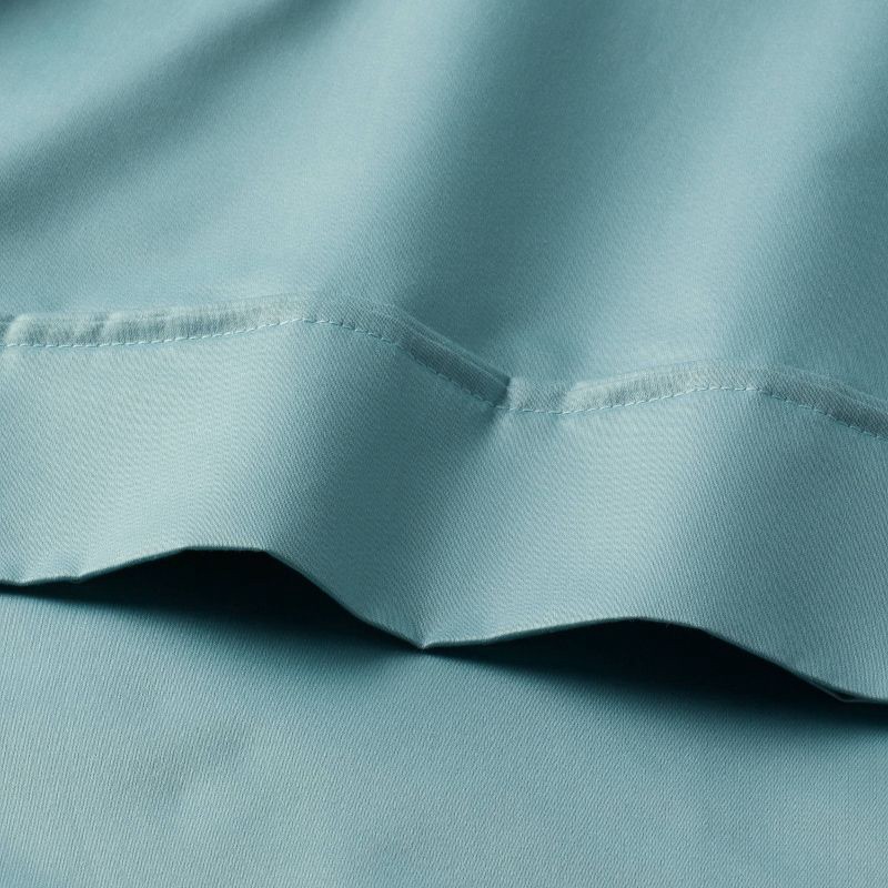 slide 3 of 4, Twin/Twin XL 400 Thread Count Performance Sheet Set Light Teal - Threshold™, 1 ct