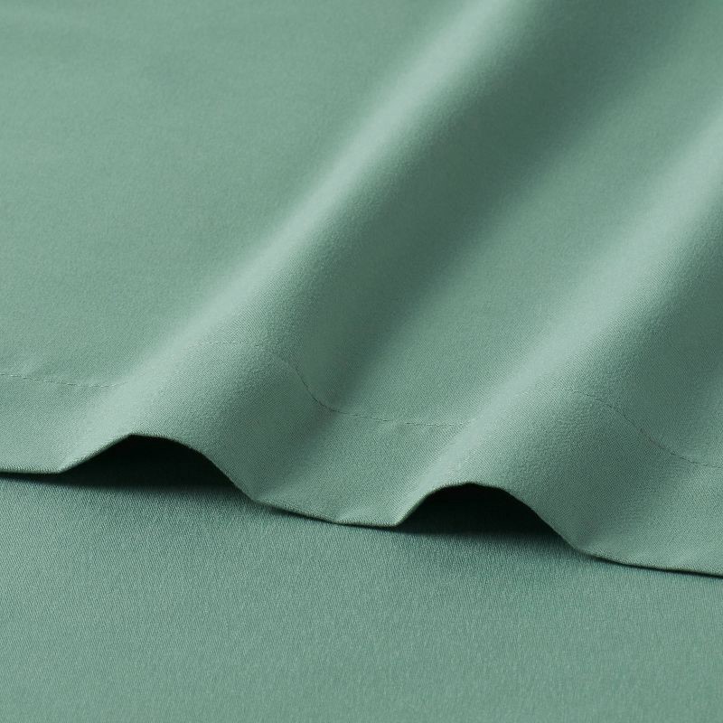 slide 3 of 4, King Microfiber Sheet Set Sage Green - Room Essentials™, 1 ct