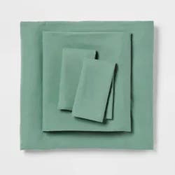King Microfiber Sheet Set Sage Green - Room Essentials™