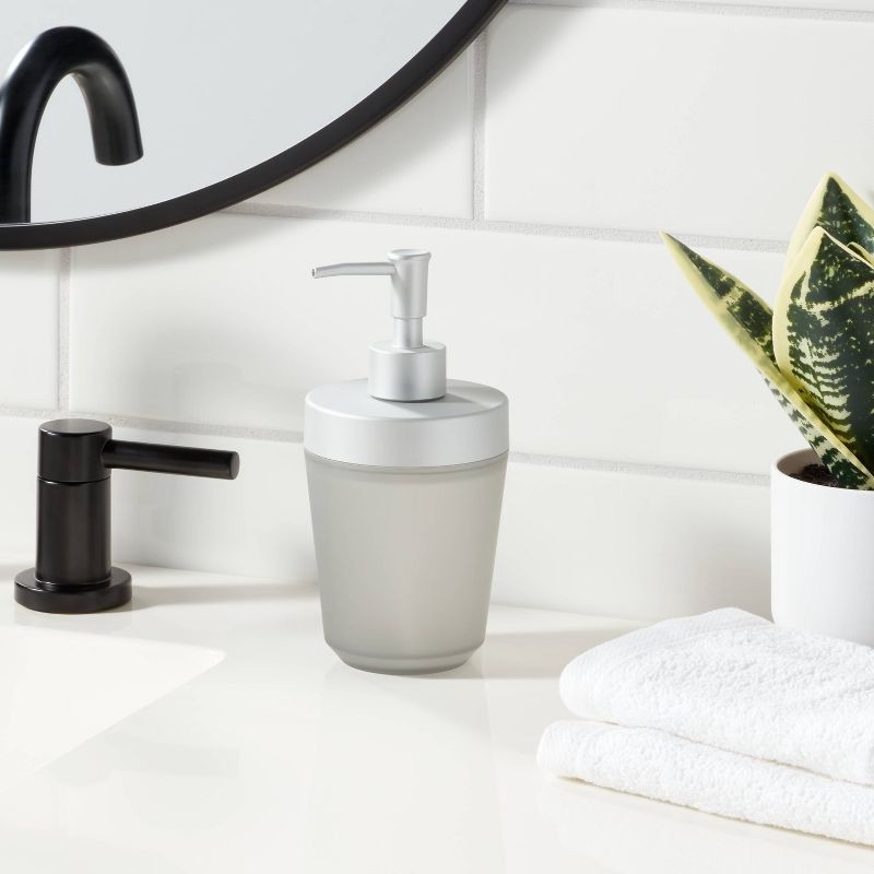 slide 2 of 3, Soap Pump Gray - Room Essentials™, 1 ct