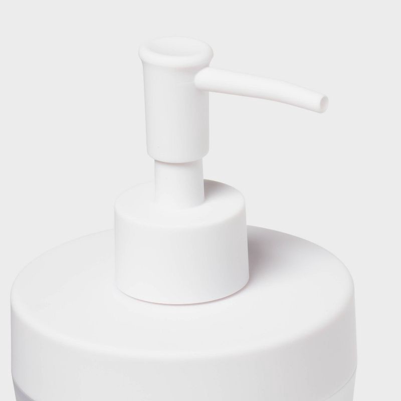 slide 3 of 3, Soap Pump Frosted White - Room Essentials™, 1 ct