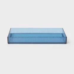 Ribbed Tray Blue - Room Essentials™