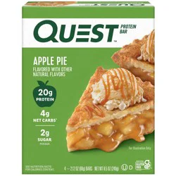 Quest Nutrition Protein Bar - Apple Pie - 8.48oz/4ct