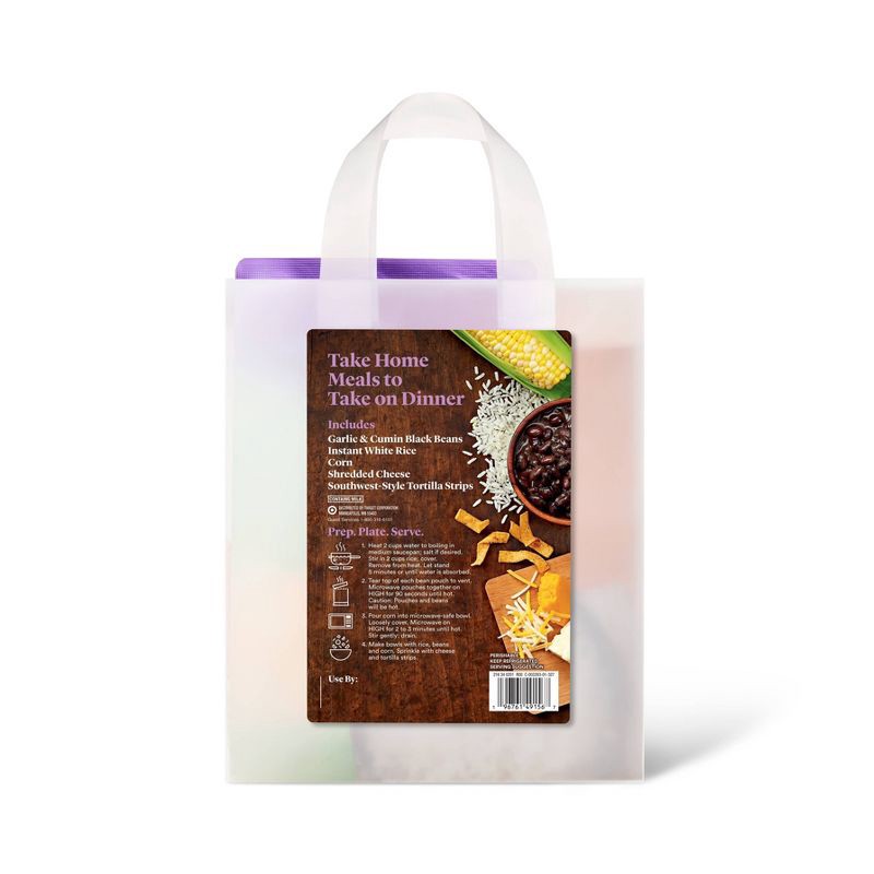 slide 2 of 3, Dinner in Minutes Black Bean and Rice Bowls - 3.9lb, 3.9 lb