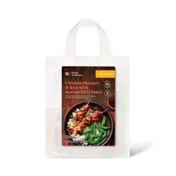 Dinner in Minutes Chicken Skewers and Rice with Korean BBQ Sauce - 3.9lb