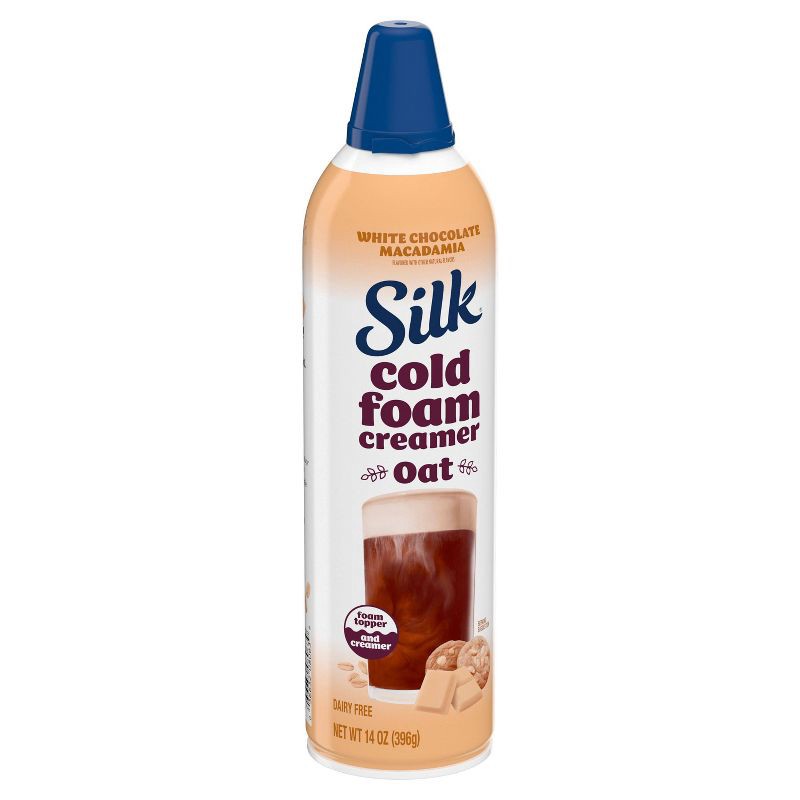 slide 2 of 10, Silk Cold Foam White Chocolate Macchiato Cream - 14 fl oz, 14 fl oz