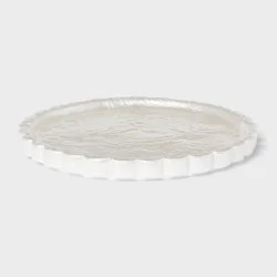 Fluted Capiz Tray - Threshold™