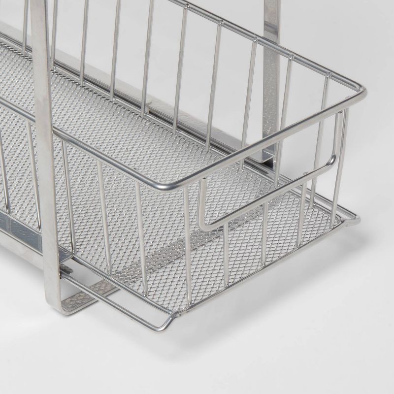 slide 3 of 4, 2 Tier Slide Out Chrome - Brightroom™, 1 ct